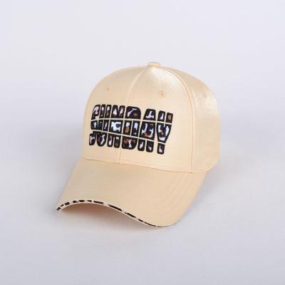 China Wholesale High Quality JOINT Logo 6 Panel Baseball Cap Sandwich Brim Structured Adjustable Sports Hats Caps For Ladies for sale