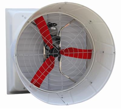 China Farms Porcelain 50inches FRP Fan With 220V Use For Poultry Farm for sale