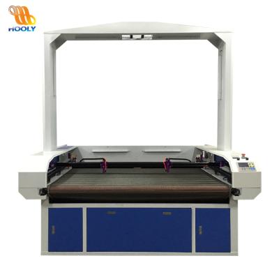 China High Quality Laser Cutter Vision CO2 Laser Cutter For Leather/PU/TPU/Micro-Fabric/Velveteen/Polyester Mesh Fabric Shoes Upper for sale