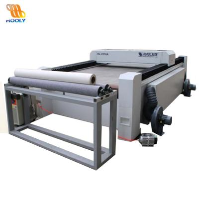 China Laser CUTTING China Supplier 750w CNC Textile Fabric/Dress/Toys/Home/Denim CO2 Laser Auto Feeding Cutting Machine for sale