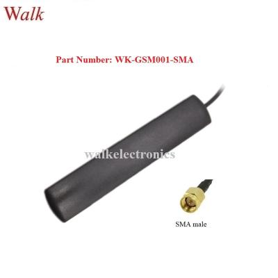 China Male indoor use SMA male indoor use directional 2g omni gprs quad band patch car aerial WK-GSM001-SMA for sale