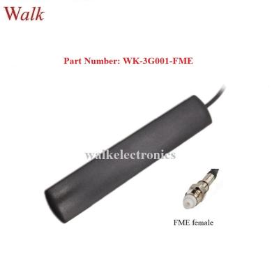 China Car Adhesive Antenna GSM 3G FME Connector Mount 3g GM/M Antenna 3g GM/M Glass Patch Antenna WK-3G001-FME for sale