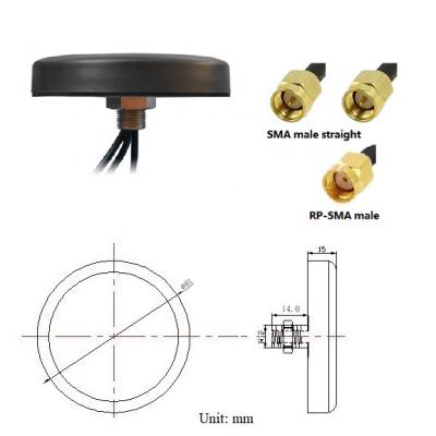 China Combination Screw Mount 3in1 GPS GN 4g Automotive Lte WIFI Antenna for sale