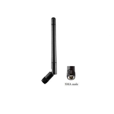 China SMA UHF 915MHz RFID Male Straight Foldable Rubber Aerial Rotating Stubby Antenna 915-WK010-SMA for sale