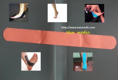 China Kinesio tape KT taping stripes pre-cut ankle (achilles) application pack muscular fitness high performance tapes for sale