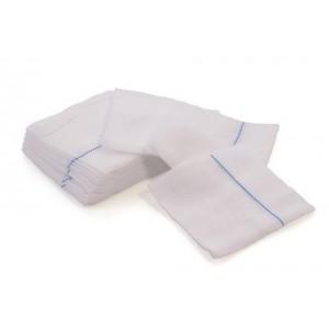 China Gauze sponges gauze swabs gauze pads 40's 28x24 20x10cm-12ply non-sterile edge folded for sale