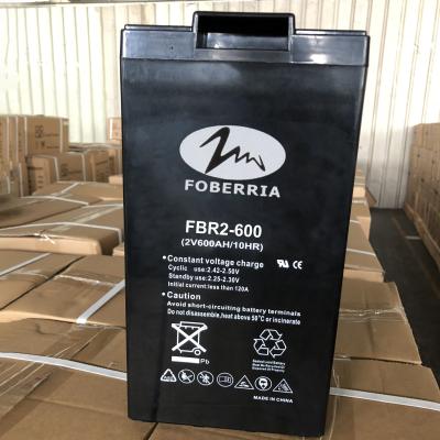 China 2V 600ah VRLA Lead Acid AGM/Gel Battery For Solar UPS Telecom for sale