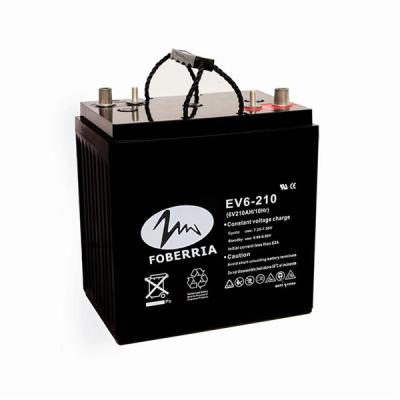 China Black Vrla 6v 210ah 400Ah EV Lead Acid Batteries For Mobility Scooters for sale