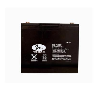 China UPS 12v 50ah 15.5kg 380A rechargable Lead Acid Battery For Home Appliances for sale