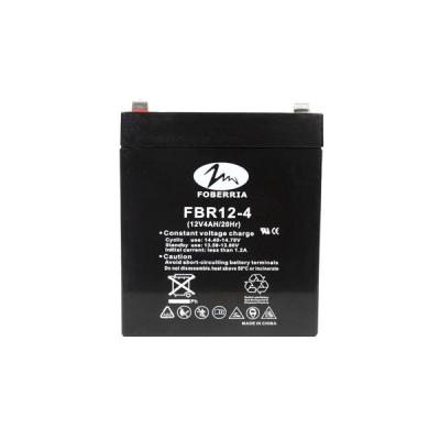 China AGM 4ah 12 Volt Sealed Lead Acid Battery Backup Power 1.36kg for sale