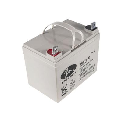 China 10kg 12v 33ah  Rechargeable Sealed Lead  Acid Battery For Emergency Lighting System for sale