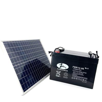 China 79Ah 10HR 5.25V Solar Lead Acid Battery 12v 90ah Deep Cycle Battery for sale