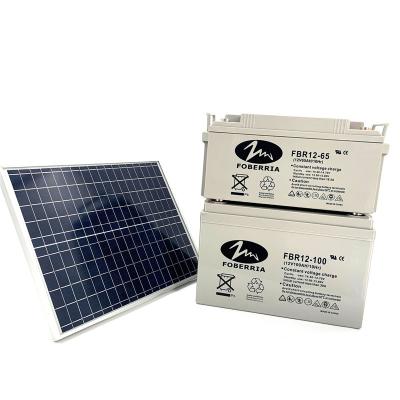 China 12v 100ah Agm Lead Acid Gel Solar Battery for sale