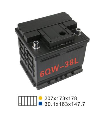 China SMF 330A 12V Lead Acid Car Battery 12V36AH 6 Qw 38L Car Starter Battery for sale