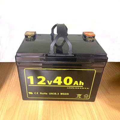 China 181*77*168mm 12v40ah 12.8V Lifepo4 Lithium Battery For Emergency Lighting for sale