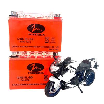 China 12V6.5ah Water Craft Most Powerful Motorcycle Battery 150x87x93mm for sale