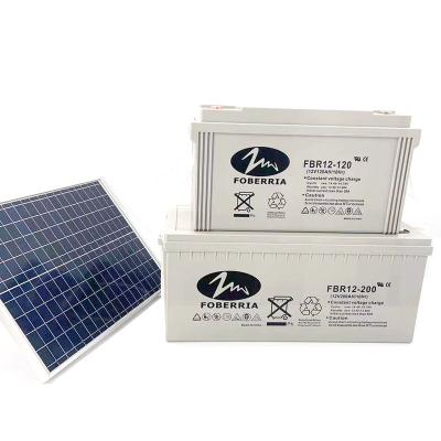 China Lead Acid 12v 200ah Solar Battery for sale