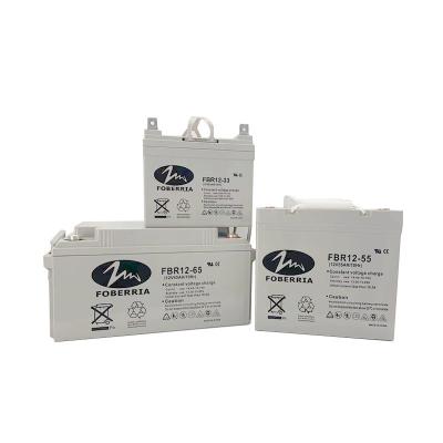 China FOBERRIA CE 12V33Ah 12V38Ah High Capacity Gel Lead Acid Battery for sale