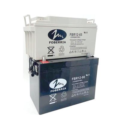 China 12V90Ah 79Ah 55.6Ah Sealed Gel Lead Acid Battery For Emergency Power Supply for sale