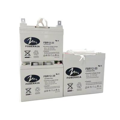 China 194mm Height 12V 33Ah Gel Battery RV Lead Acid Battery For Solar Storage for sale