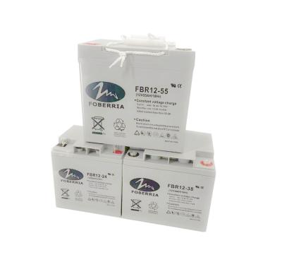 China FBR 29Ah 34Ah High Capacity Gel Lead Acid Battery Sulfuric Acid Battery for sale