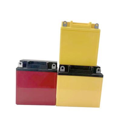 China Customize Multiple Colors	Dry Cell Motorcycle Battery 12v Motorbike Battery for sale