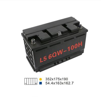 China FOBERRIA 6 Qw 100H Auto Start Stop Battery 100AH 20HR 850A Yacht Battery for sale