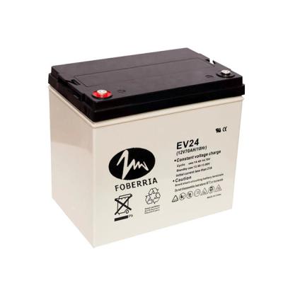 China 12v 70ah 700A EV24 EV Lead Acid Batteries Sealed Rechargeable For Wheel Chairs for sale