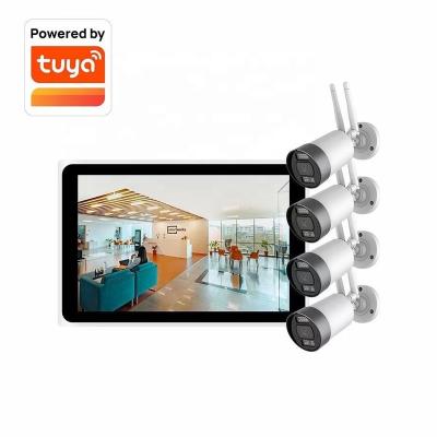 China NIGHT VISION 3MP 4CH WIFI Wireless NVR System Kit 10.1