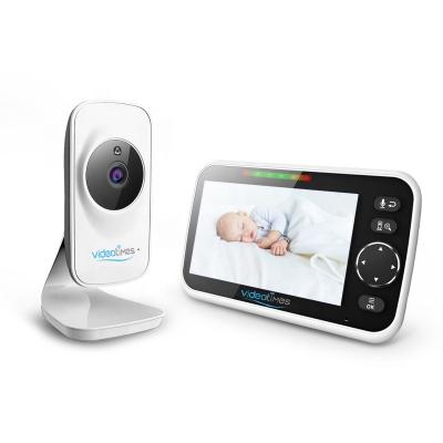 China PAN-TILT 5.0 Inch Wireless Baby Camera Night Vision Baby Monitor for sale