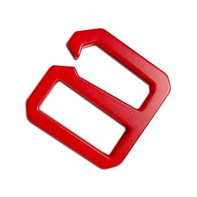 China User-Friendly Red Metal G Clamp High Grade 9-Shaped Buckle Non-Slip Hooks For Strap for sale