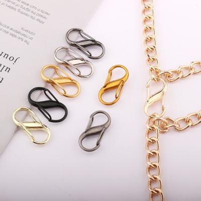 China Garment\Jeans\DIY\Bags\Overcoat Chain Custom Length Strap Adjustable Handbag Buckle Customized Adjustable Bag Zinc Alloy Chain Buckle for sale