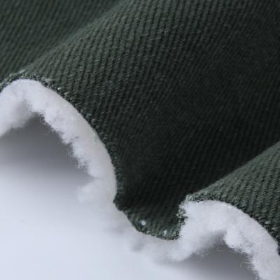 China Anti-static 100% polyester sherpa fleece fabric accept softshell cotton twill fabric for jacket for sale