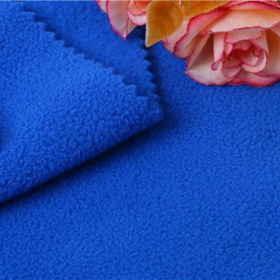 China Anti-Static Double Brushed Single Roll Fleece Fabric For Pajamas Stretch Knitted Fabric Bonded Fleece Fabric For Toy for sale