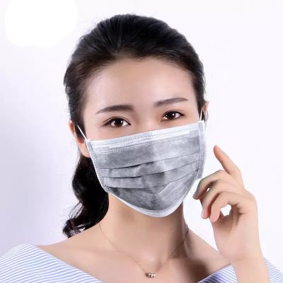 China Easy Wearing Disposable Dust Mask Elastic Ear Loops 3 Folder Comfortable Design for sale