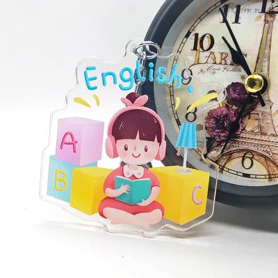 China Souvenirs/Decoration/Promotional Gift Wholesale OEM Custom Printed Acrylic Charms Double Side Printing Cartoon Anime Epoxy Transparent Keychains As Personalised Gift for sale