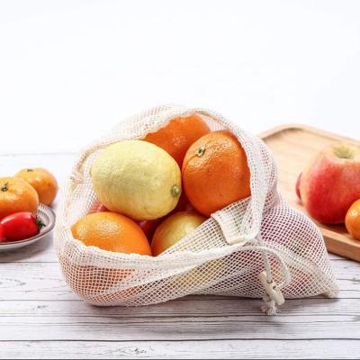 China Portable Reliable Goods High Quality Custom Product Mesh Bags For Potato Net Sack Wholesale Reusable Farmers Market Sack For Fruit Vegetables for sale