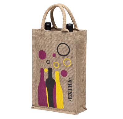 China cotton & High quality wholesale rbottles FO wine packaging bags cheap wine bag burlap wine bag factory price for sale