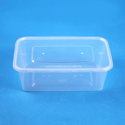 China Meiyang15468 Recyclable Rectangular Eco-Friendly Plastic Disposable Food Bowl Food Container Reusable Container for sale