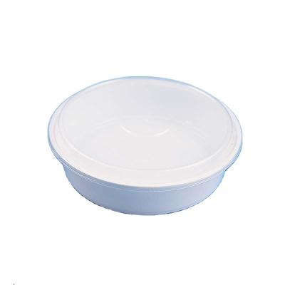 China Meiyang 15451 Reusable Fruit Box Large Capacity Plastic Disposable Microwavable Food Box Eco Friendly Round Microwavable Container for sale