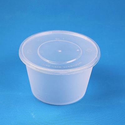 China Meiyang15394 Round Recyclable Containers Eco Friendly Plastic Disposable Microwave Bento Lunch Box Container For Food Packaging for sale