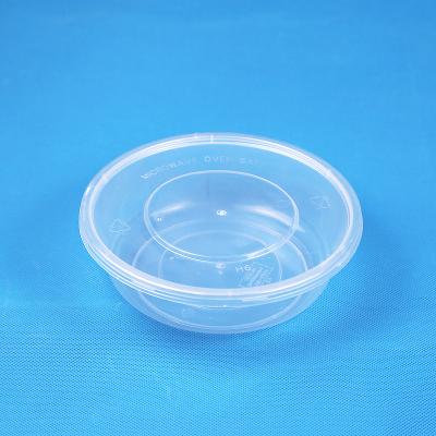 China Meiyang 500ml Restaurant Packing Fast Food Microwavable Disposable Plastic Stackable Storage Storage With Compartments Containers For Food for sale