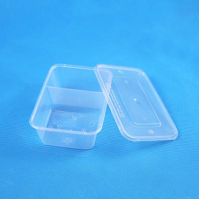 China Eco-Friendly Plastic Disposable Microwave Bento Lunch Box Container Meiyang15465 Multisection Recyclable Containers For Food Packaging for sale