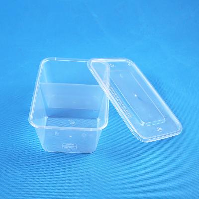 China Eco-Friendly Plastic Disposable Microwave Bento Lunch Box Container Meiyang15466 Recyclable Multisection Containers For Food Packaging for sale