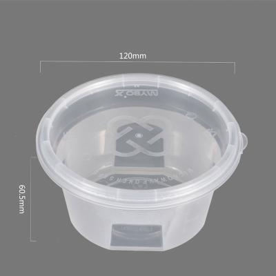 China Round SJC400 Microwavable Food Containers Plastic Eco Friendly Biodegradable Microwave Bento Box for sale