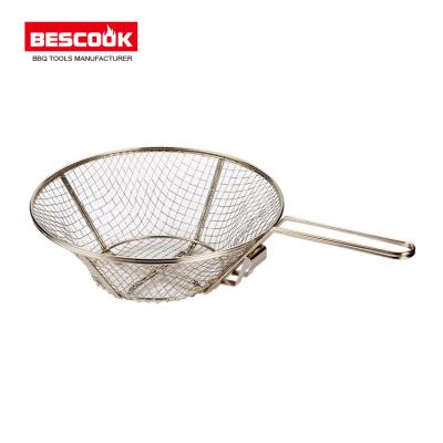 China Sustainable BBQ Tools Maker Customized Deep Fryer Basket BBQ Basket for sale