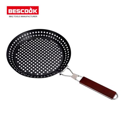 China High Quality Easily Cleaned Non-Stick Round Grill Topper Barbecue BBQ Accessories for sale