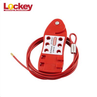 China Fish - Shaped Cable Lockout Tagout Devices Stainless Steel Cable Security Lockout for sale