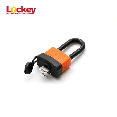 China PVC Cover Safety Lockout Padlocks Laminated Weather Resistant Padlock Anti - Rust for sale