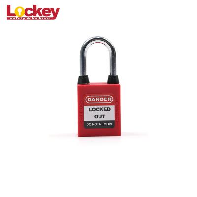 China Safety Lockout Tagout Products Master Lock Safety Lockout Padlock With Black Dustproof Cover for sale